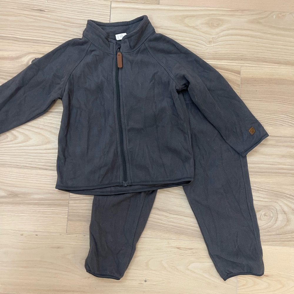 H&M Charcoal Zip-Up Jacket